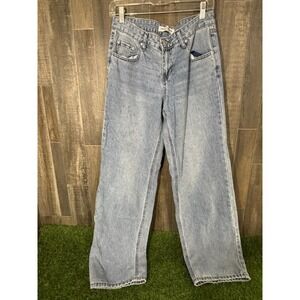 Ashley Mason Premium Women's Jeans Size 12/28 Light Wash Straight‎ Leg Denim
